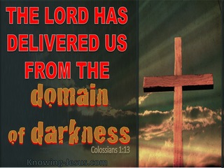 Colossians 1:13 The Lord Has Delivered Us (red)